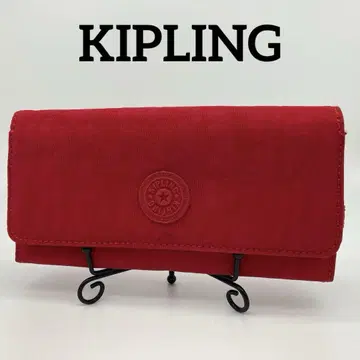 KIPLING 키플링 장지갑 반지갑 크링클 나일론 빨간색