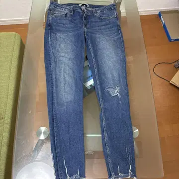 ZARA BASIC 스키니 청바지 40 다크 블루