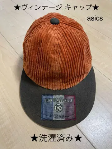 세탁 완료 아메카지 빈티지 캡 [asics 아식스] 남성용 프리