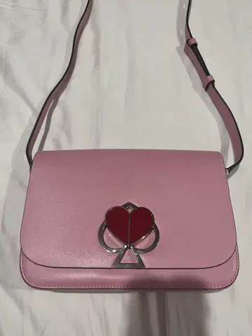 kate spade 백 핑크 하트 트위스트 락 니콜라