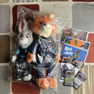 Zootopia 주토피아 Happy 복권 라스트원상 봉제 인형 세트