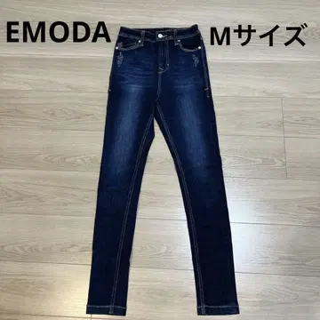 EMODA 스키니 데님 하이 웨스트