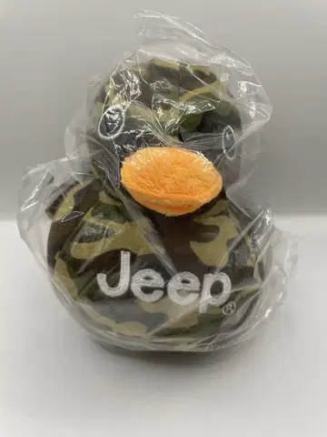 Jeep 카모플라주 봉제 인형 새상품 지프