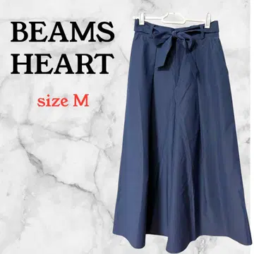 [ BEAMS HEART ] 플레어 스커트 M 허리밴딩 예쁨