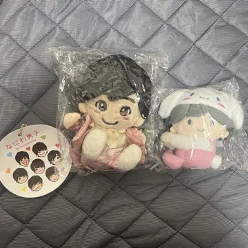 나니와 단시 미치에다 슌스케 봉제 인형 세트