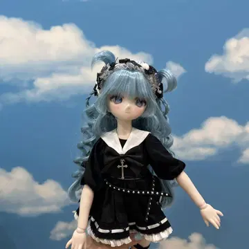 스카이블루 가발 mdd dd
