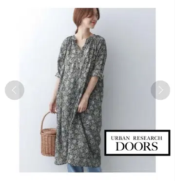 URBAN RESEARCH DOORS 인도 아라베스크 프린트 원피스