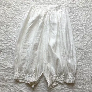 린넨 드로워즈 팬츠 화이트