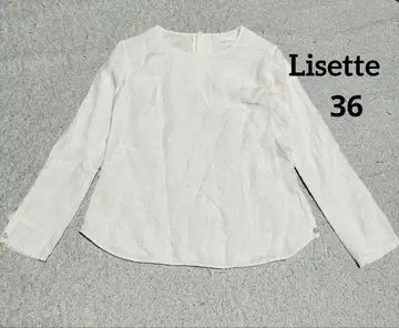 lisette 리제타 린넨 긴팔 블라우스 36 일본제 린넨