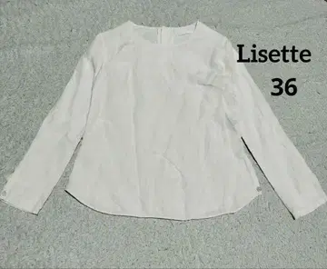 lisette 리제타 린넨 긴팔 블라우스 36 일본제 린넨