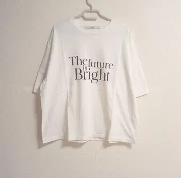 프레임워크 Bright 로고 티셔츠 화이트
