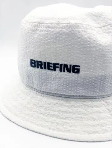 BRIEFING 화이트 버킷 햇
