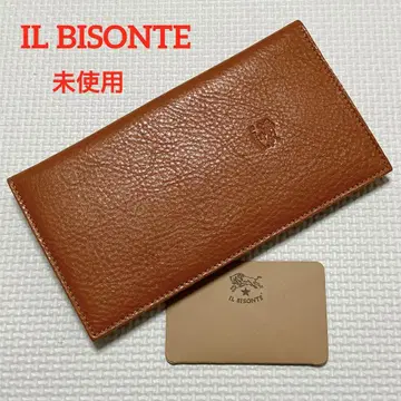 미사용 IL BISONTE 일비종떼 가죽 장지갑 야케누메