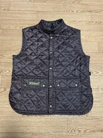 Belstaff 브라운 벨스타프 퀼팅 베스트