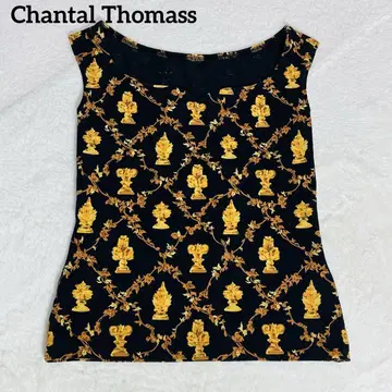 Chantal Thomass 올 패턴 슬리브리스 상의 38