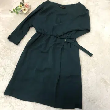 Closet Story 옷장 스토리 긴팔 그린 원피스 무릎 기장