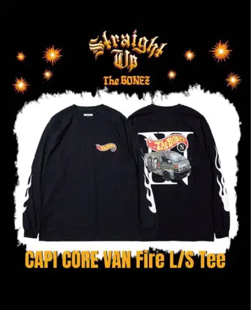 The BONEZ 본즈 롱T 티셔츠 블랙 M 사이즈