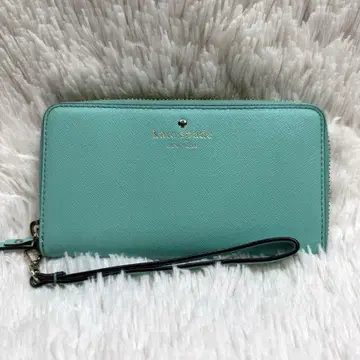 Kate Spade 케이트 스페이드 장지갑 라운드 지퍼 라이트 그린