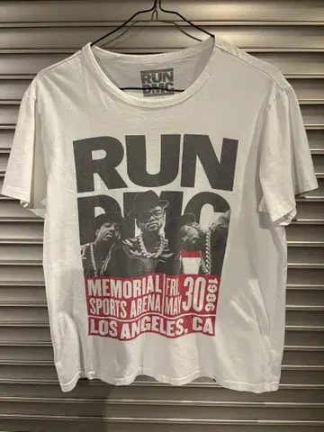 RUN DMC 메모리얼 콘서트 90년대 댄스 구제 의류 빈티지