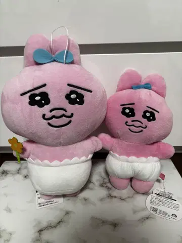 빤쮸토끼 봉제 인형 2개 세트 새상품