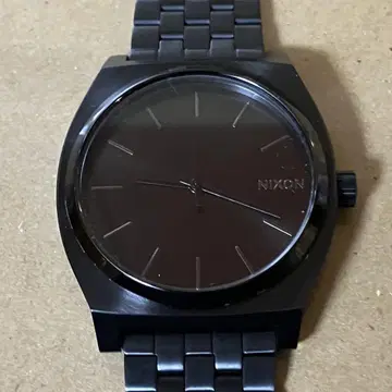 가동 제품 NIXON 손목시계 TIMETELLER 블랙 검정