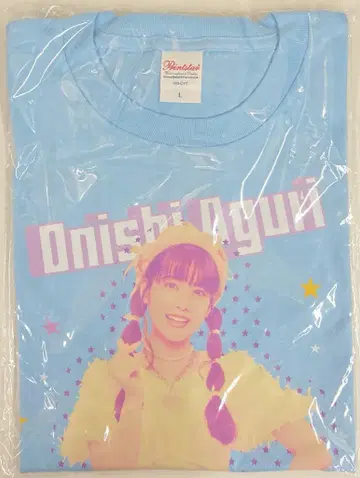 온라인 한정판 굿즈(2024/7/16) 오니시 아쿠리 비주얼 티셔츠 L