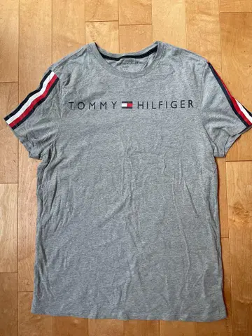 타미힐피거 티셔츠 L 사이즈 그레이 TOMMY HILFIGER