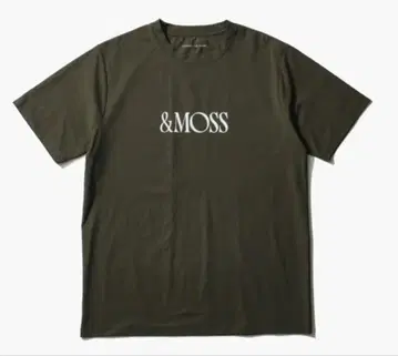&MOSS 올리브 크루넥 T셔츠