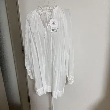 그린 라벨 긴팔 블라우스 인도산