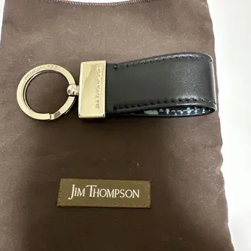 JIM THOMPSON 블랙 가죽 키링