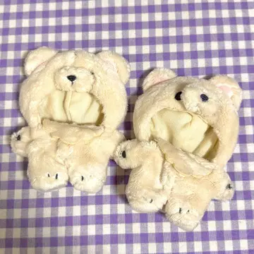 이츠누이 누이옷 흰 곰 곰 의류 코스튬 디폴트 10cm