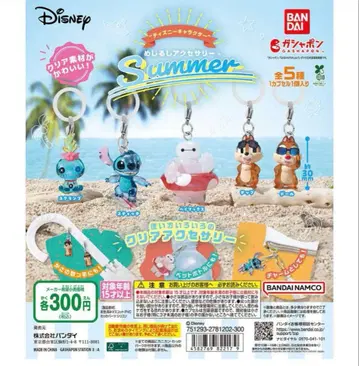 디즈니 캐릭터 메지루시 액세서리 SUMMER 전5종