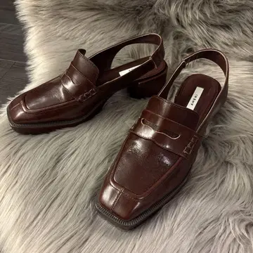 로퍼 샌들 SQUARE LOAFER SANDALS