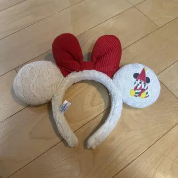 미키마우스 머리띠 화이트