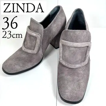 ZINDA 진다 23 메탈릭 부티 숏부츠 그레이