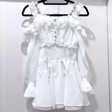 LIZLISA 리즈리사 오프숄더 쉬폰 셋업