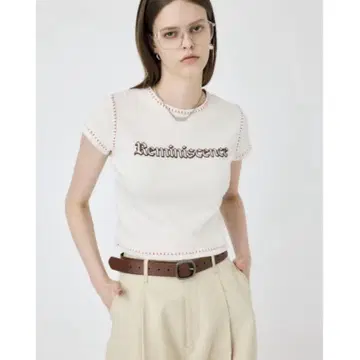 moussy CONTRAST STITCH 티셔츠