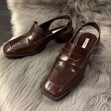 로퍼 샌들 SQUARE LOAFER SANDALS