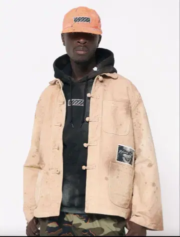 KAKOI Uneven Dyeing CHINA JACKET M 완판템