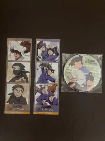 닌자 타마 란타로 극장판 BluRay 애니메이트 혜택 캔뱃지 롱 사진