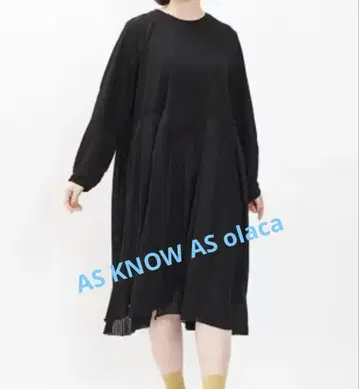 아즈노우아즈오라카 원피스 블랙