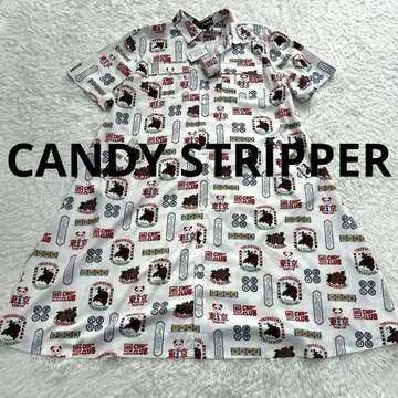택 포함 새상품 Candy Stripper 캔디 스트리퍼 원피스