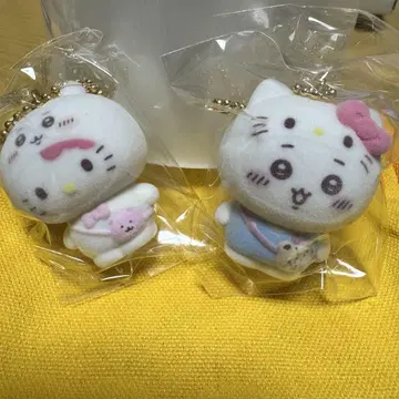 치이카와 산리오 콜라보 플로키 마스코트 참 치이카와 키티
