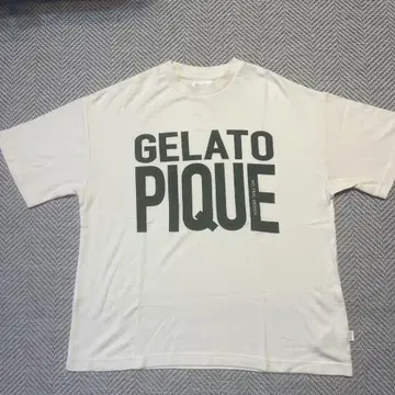 GELATO PIQUE 화이트 티셔츠 M/L