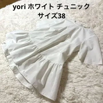 yori 화이트 튜닉 38