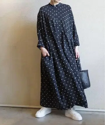 새상품급 journal standard luxe 도트 넉넉한 원피스