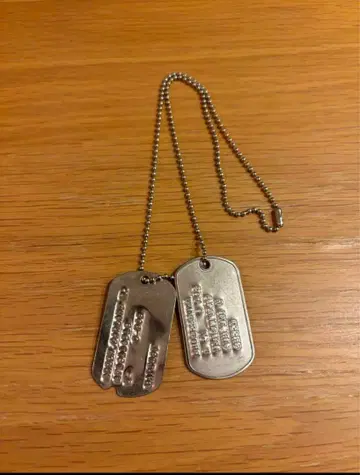 미군 실물 60년대 US ARMY 도그 태그