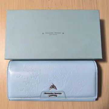 사만다 타바사/디즈니/안나 장지갑/미사용 새상품/라이트 블루/스카이블루
