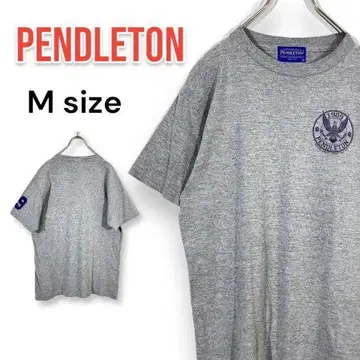 PENDLETON 펜들턴 반팔 티셔츠 M 그레이 넘버링