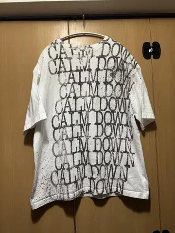 number nine 티셔츠 calm down 모던 에이지 y2k